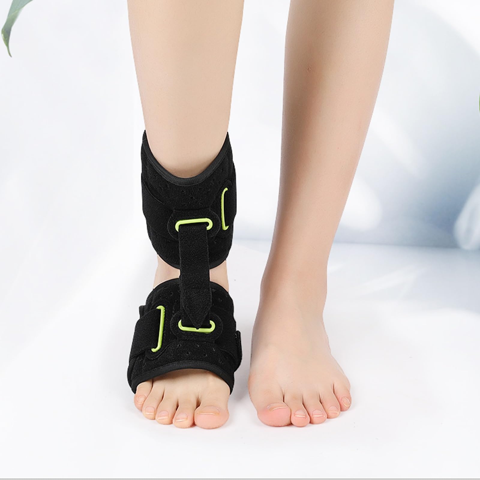 Piede Cadente Stecche Notturne per Fascite Plantare Cinghie Regolabili, Antiscivolo Brace Di Fascite Plantare per Dolore Al Tallone(B-2 pcs)