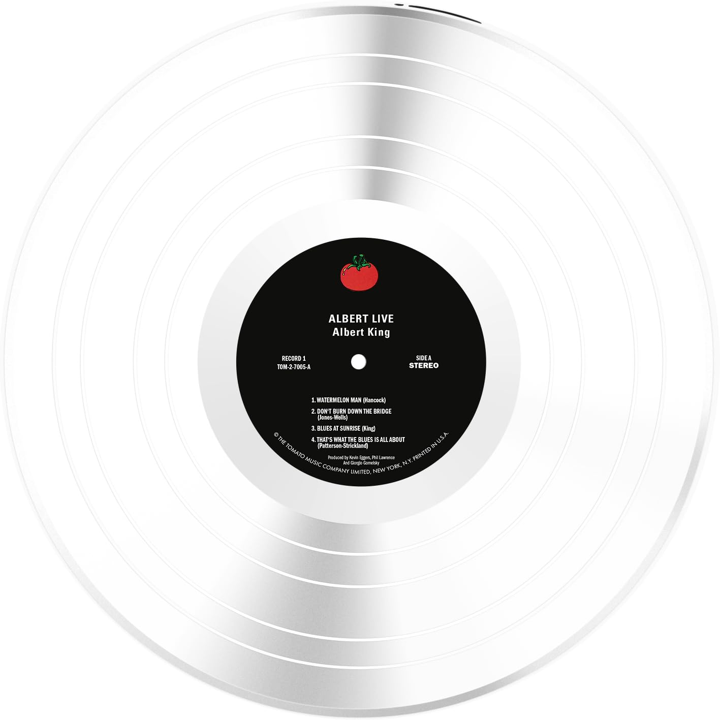 Albert Live Tomato Records Blanco Y Negro 2LP