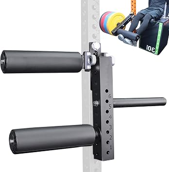 Leg Extension Rack Attachment for Makes The Legs More Fixed, Leg Extension Attachment for Adjustable Leg Extension and Curl Machine Squat Rack Attachment