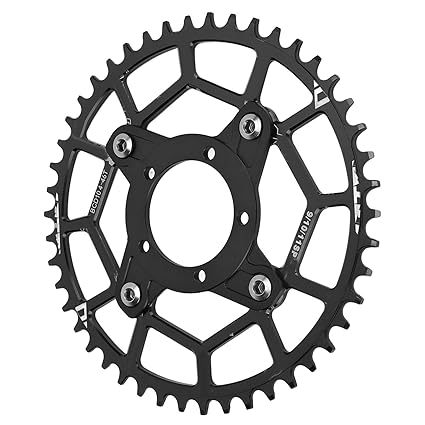 104BCD Sprocket Adapter Harder 104BCD Mountain Bike Conversion Base (Black)