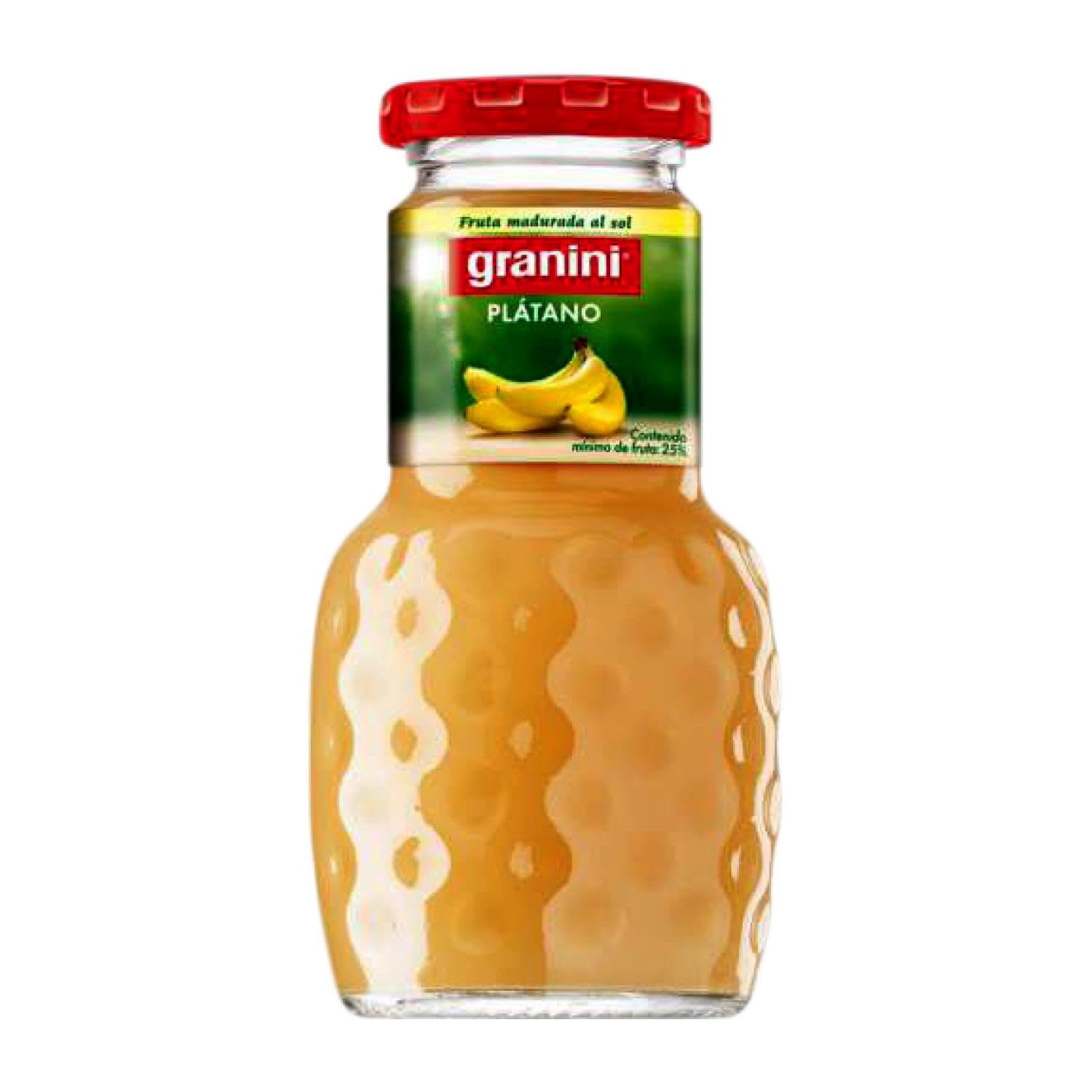 Refrescos y Mixers Caja de 24 unidades Granini Plátano 100% Exprimido con Pulpa Botellín 20 cl