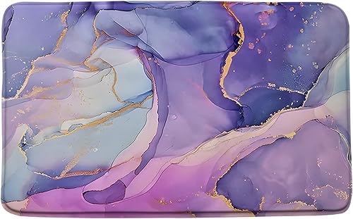 Miniatura 6 de Tapete de baño de mármol rosa Truquoise con textura abstracta y moderna, rayas doradas, de lujo, acuarela, geométrica, tinta artística, impresión