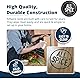 AllSpice Spice Rack Organizer, Wood, 525 Unique Labels, Countertop or Wall Mount, Includes 30 4oz Jars- Matte White Product Image 5