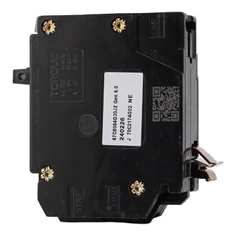CUTLER-HAMMER BRP120GF 20 Amp Single Pole Ground Fault Circuit Breaker - 120 Volt, Plug-On Neutral, UL Listed (1)