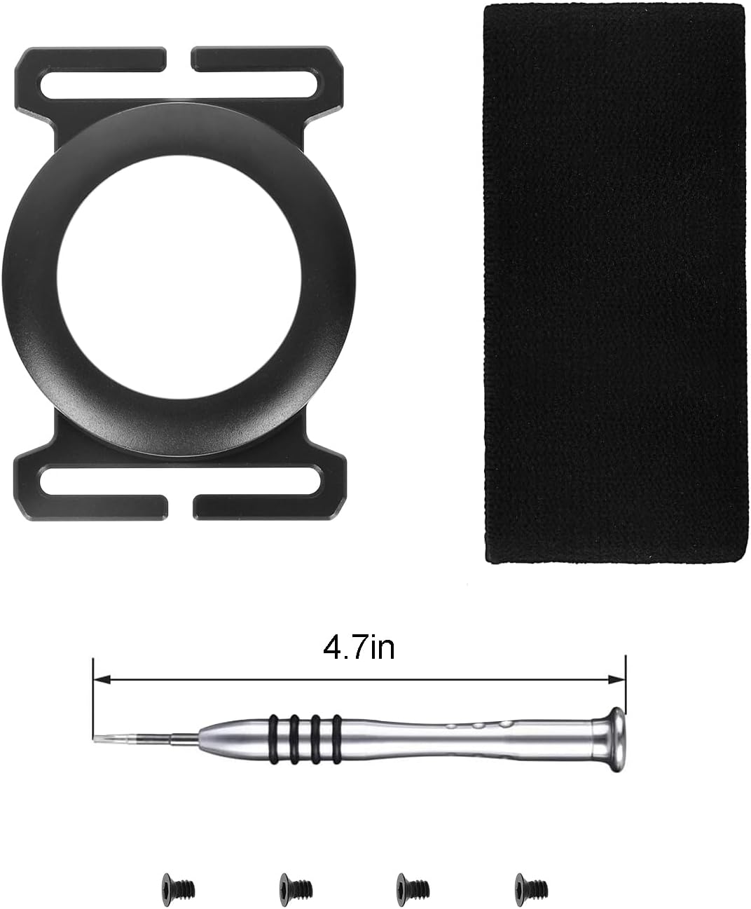 AirTag Holder for Slim Wallet - Metal Anti-Theft Card Holder Cash Strap | AirTag Accessory for Metal Wallet (Torx Screws&Big Screwdriver Set) - Image 7