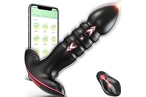 Anal Plug Vibrator with App Control Sex Toy