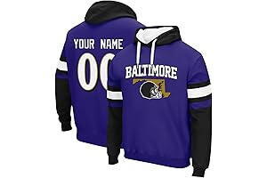 ANTKING Baltimore Orioles Custom Name & Number Sweatshirt