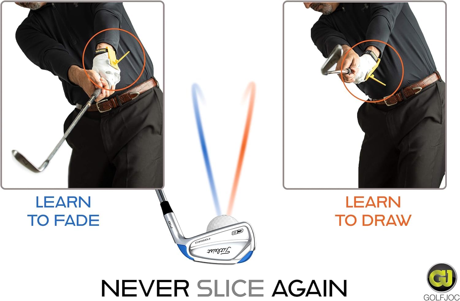 Golfschwung-Trainingshilfen – Golf Swing Lag Trainer und Golf Flat Wrist Trainer für Chipping, Slice und Full Swing