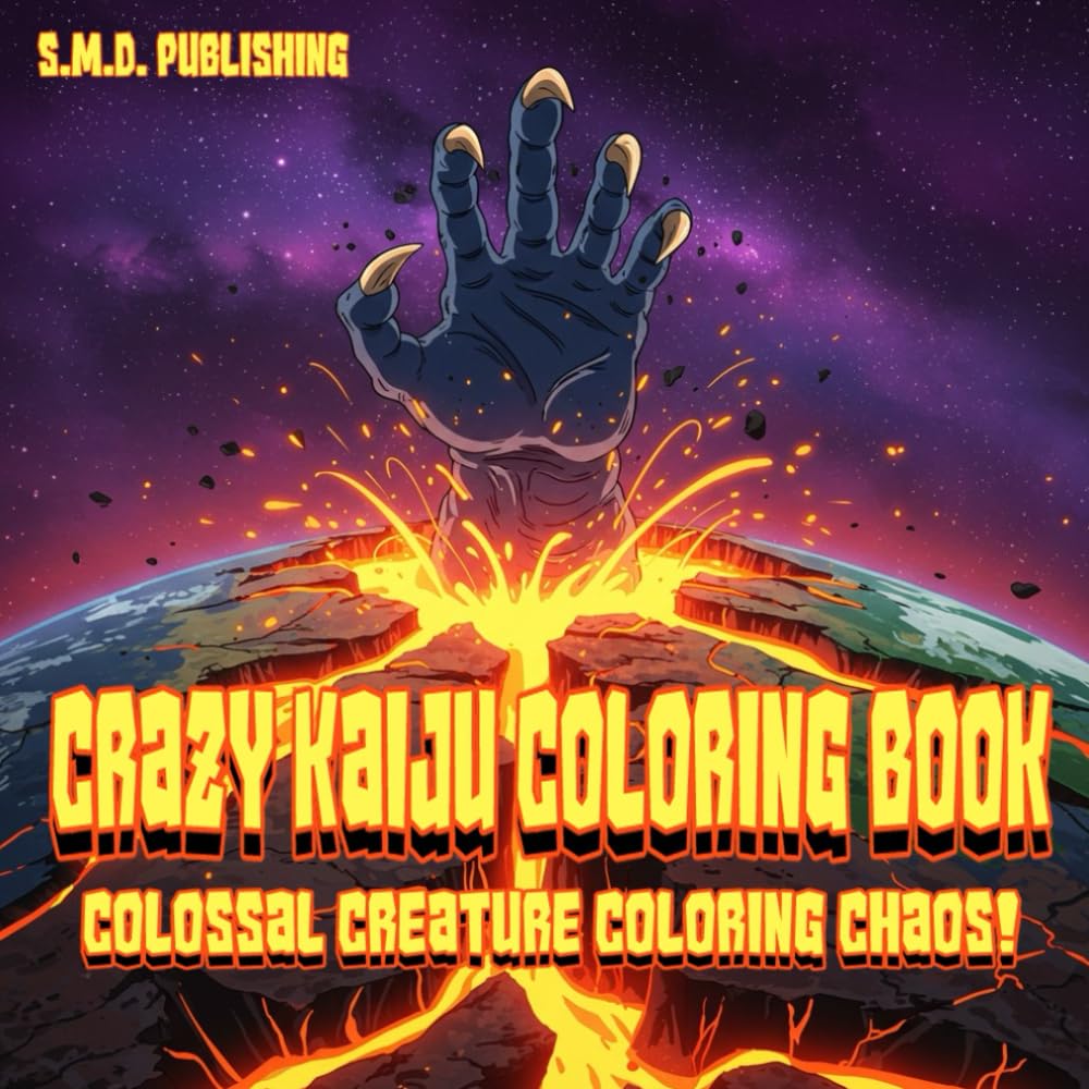 Crazy Kaiju Coloring Book: Colossal Creature Coloring Chaos!