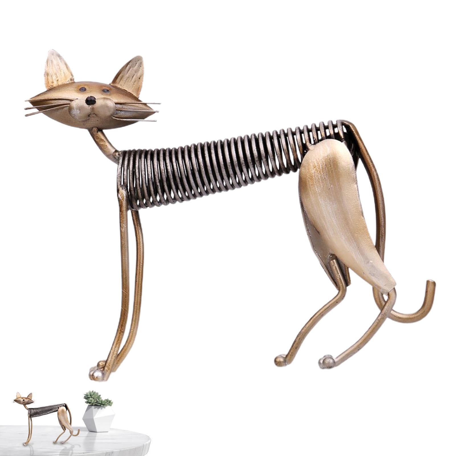 鋳物　鉄製　猫　置物　オブジェ Amazon.co.jp: 鋳鉄の猫の置物、鉄の猫の像 鋳鉄の猫の置物金属製の猫