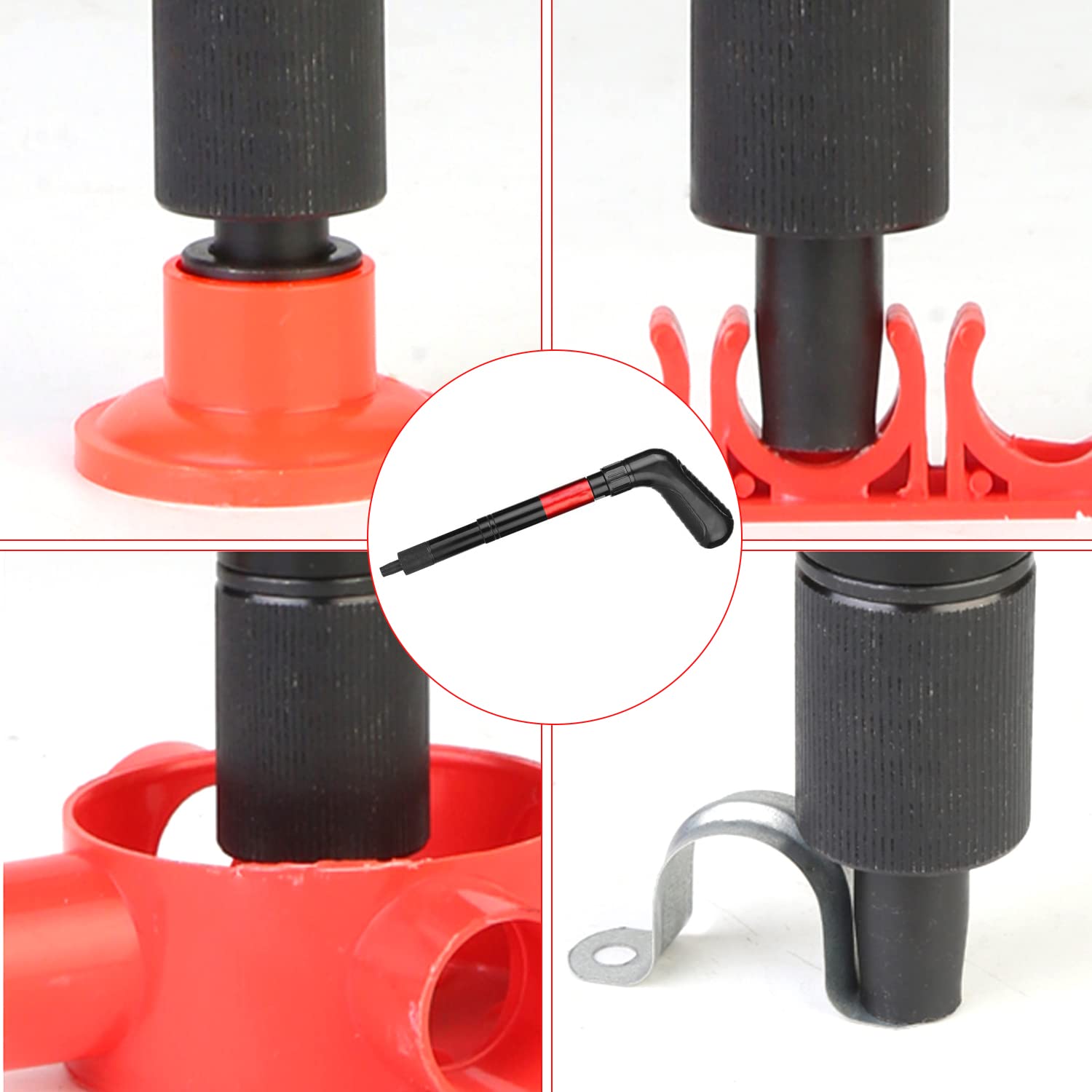 Pistolet à Clous Manuel Mini 4 Vitesses - Avec 100 Clous Ronds, Pour Murs Brique, Béton, Métal, Outil De Bricolage