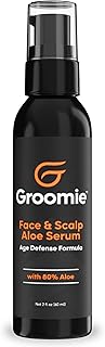 Groomie Sérum de aloe vera facial y cuero cab...