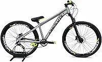 Absolute Nero 5 Bicicleta Manobras Grau Pneu Balão Flame Aro 26 Tamanho 15 Monomarcha Luvas e Pedais Coloridos