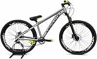 Absolute Nero 5 Bicicleta Manobras Grau Pneu Balão Flame Aro 26 Tamanho 15 Monomarcha Luvas e Pedais Coloridos
