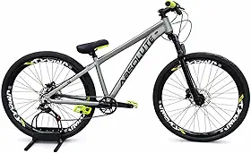 Absolute Nero 5 Bicicleta Manobras Grau Pneu Balão Flame Aro 26 Tamanho 15 Monomarcha Luvas e Pedais Coloridos