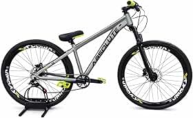 Absolute Nero 5 Bicicleta Manobras Grau Pneu Balão Flame Aro 26 Tamanho 15 Monomarcha Luvas e Pedais Coloridos