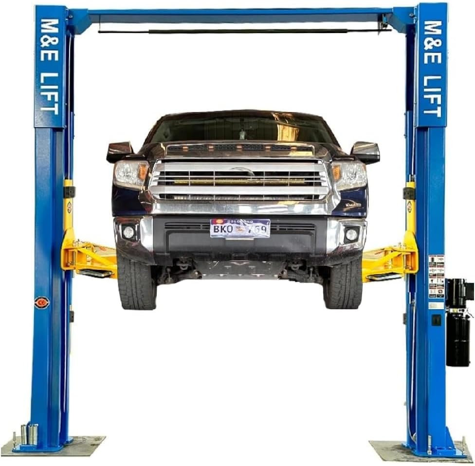 ME-LM110S Two Post Lift 11000Lbs Capacity, Hydraulic Auto Car Lift 2 Post Lift, 220V/60Hz Heavy Duty Vehicle Lift for Shops & Garages