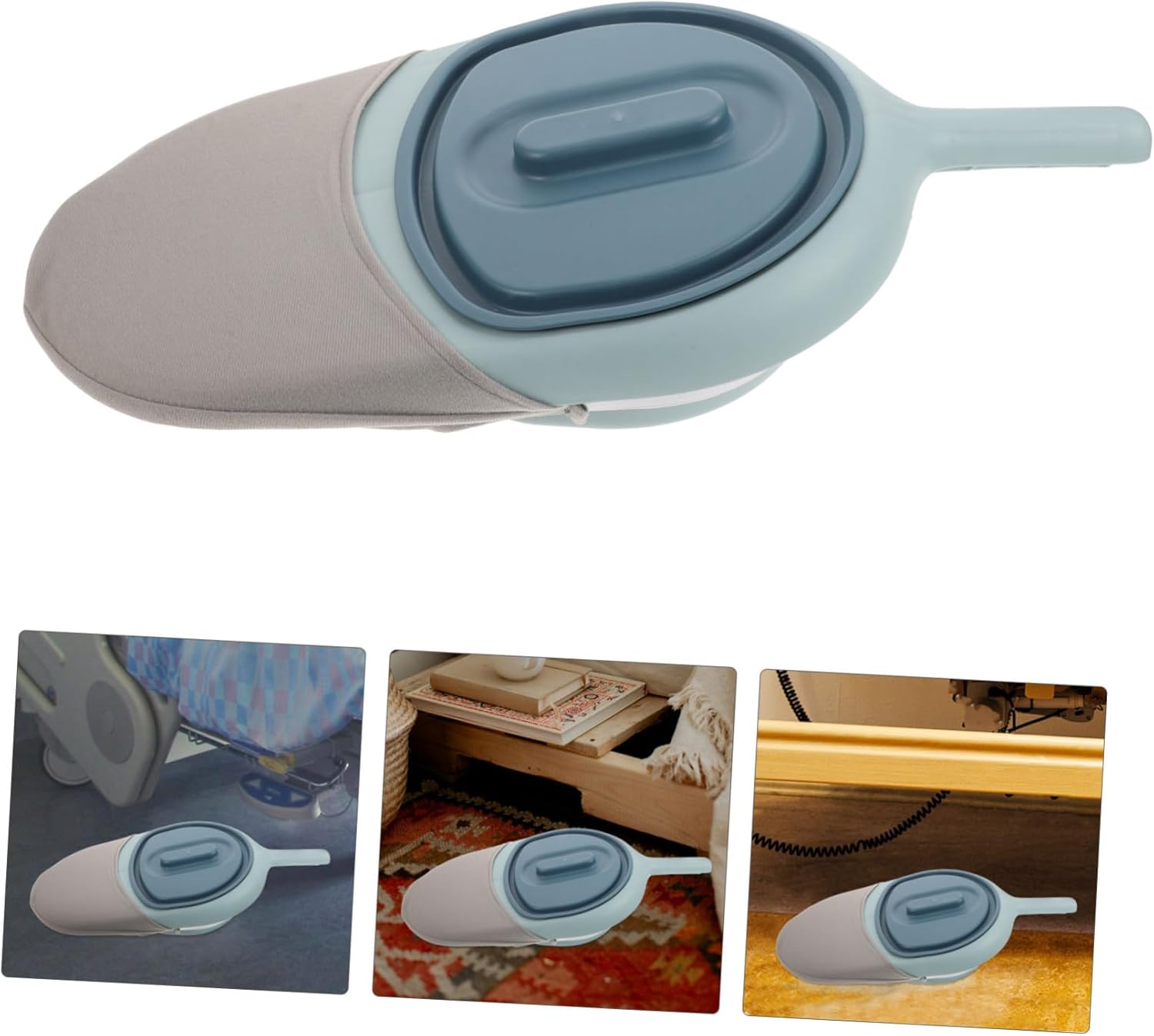 Portable Bed Pan for Elderly and Disabled Plastic Urine Container Lid Comfortable Design for Home Use for Bedridden Patients and Caregivers