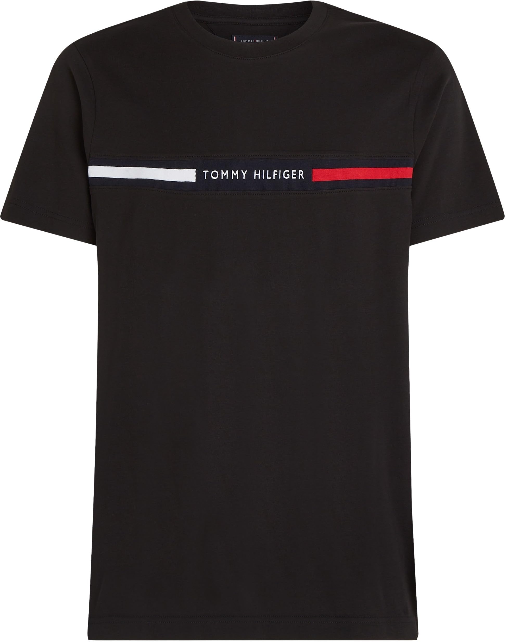 Tommy Hilfiger Camiseta de Manga Corta Hombre con Cuello Redondo
