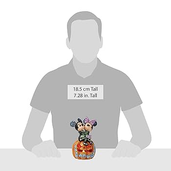 【Disney Traditions】ミッキー＆ミニー スケアード スケルトンズ Amazon.co.jp: Disney Traditions ミッキー＆ミニー スケアード