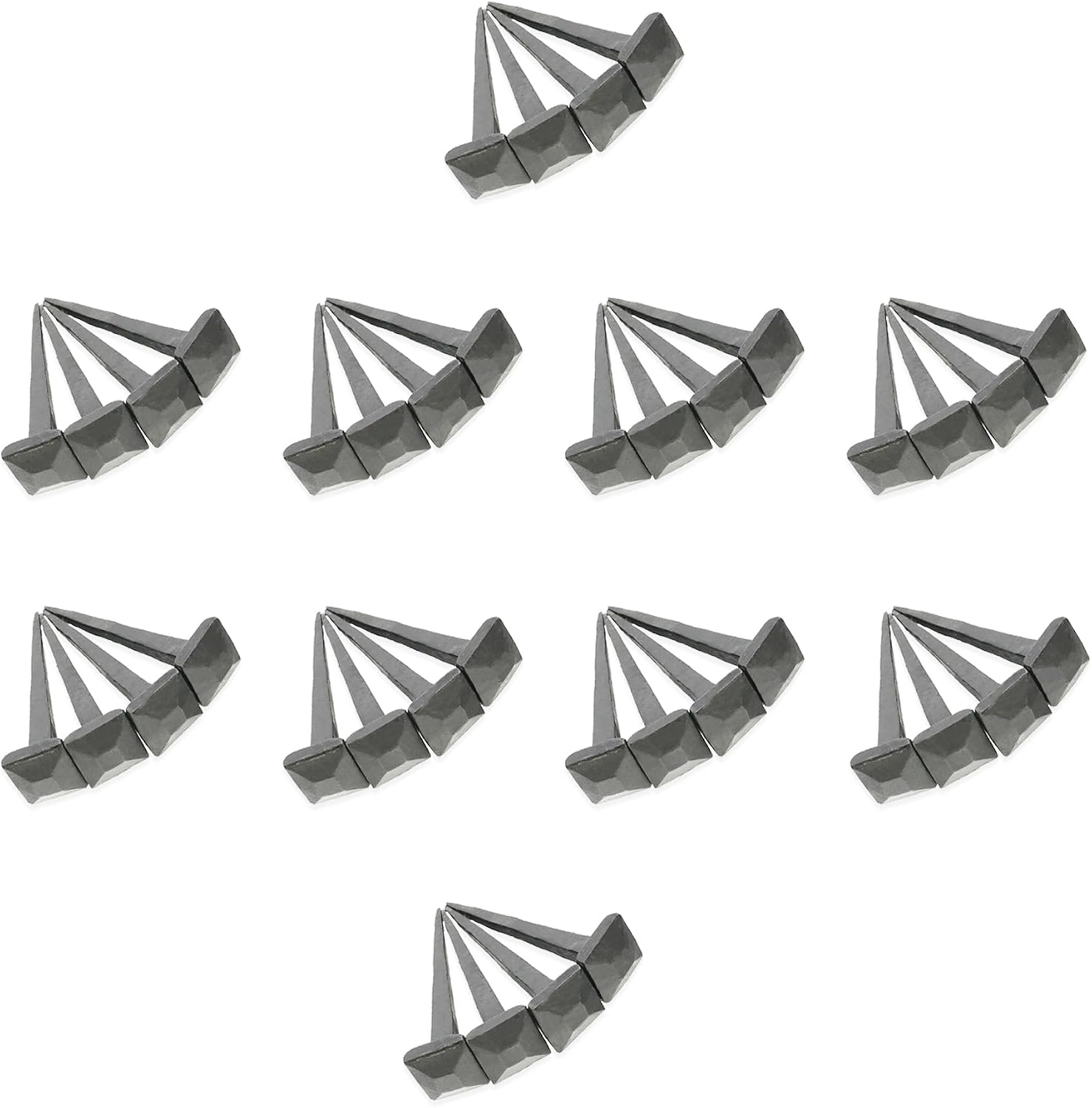 Hand Forged Handmade Traditional Old Antique Rustic Designer Square Vintage Victorian Head Wrought Black Iron Nail Wood Crafts Door Furniture Decorative Studs pins Nails 1 kg