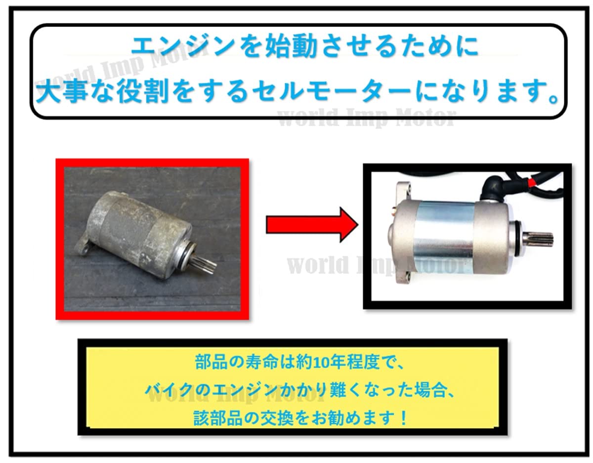Amazon.co.jp: world Imp Motor ヤマハ 用 DT230 ランツァ セル 