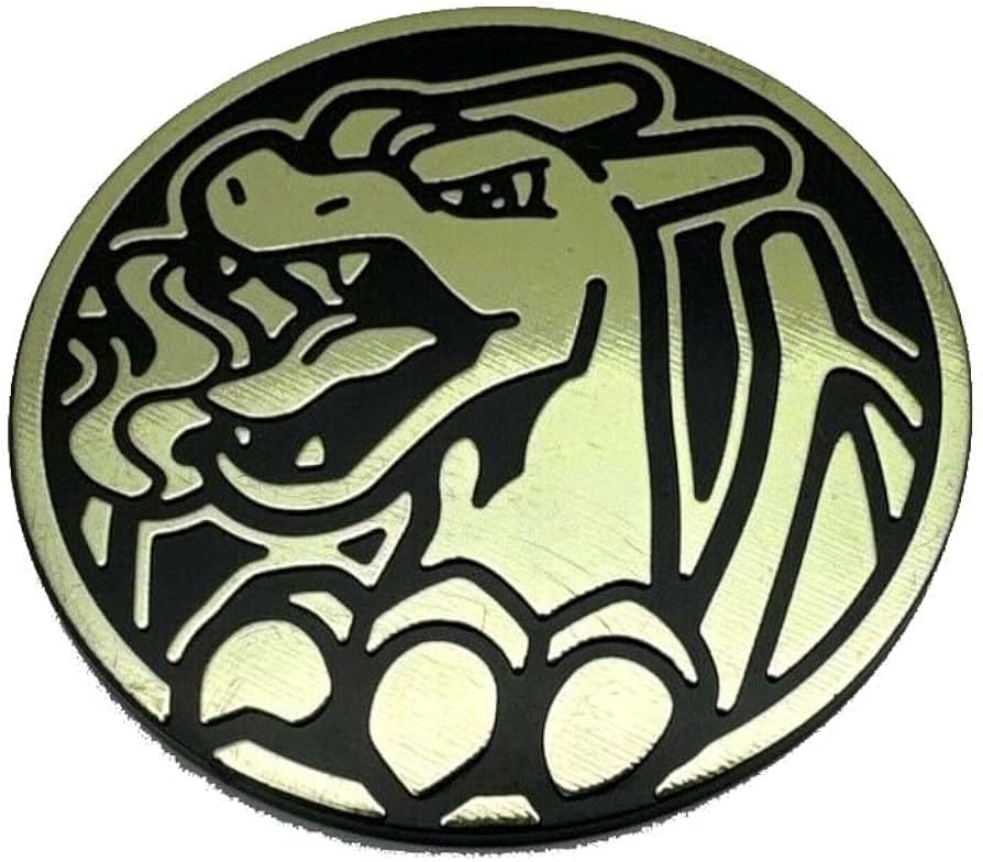 BB-Toy-Trades Compatibile con Pokemon Pin Flipping Coin Shiny Trading Card Moneta con BB-Toy-Trades Protezione spedizione - Charizard Glurak