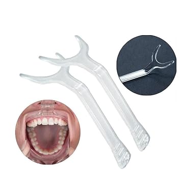 10Pcs Dental Clear Photography Cheek Lip Retractor Double Head Intraoral Mouth Opener