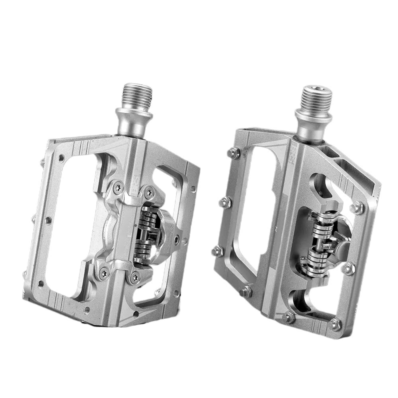 Genérico Compatible con el Juego de Pedales automáticos RACEWORK MTB, Pedales de Plataforma con medidor de Potencia de Doble función con Clip Lateral único,Piezas