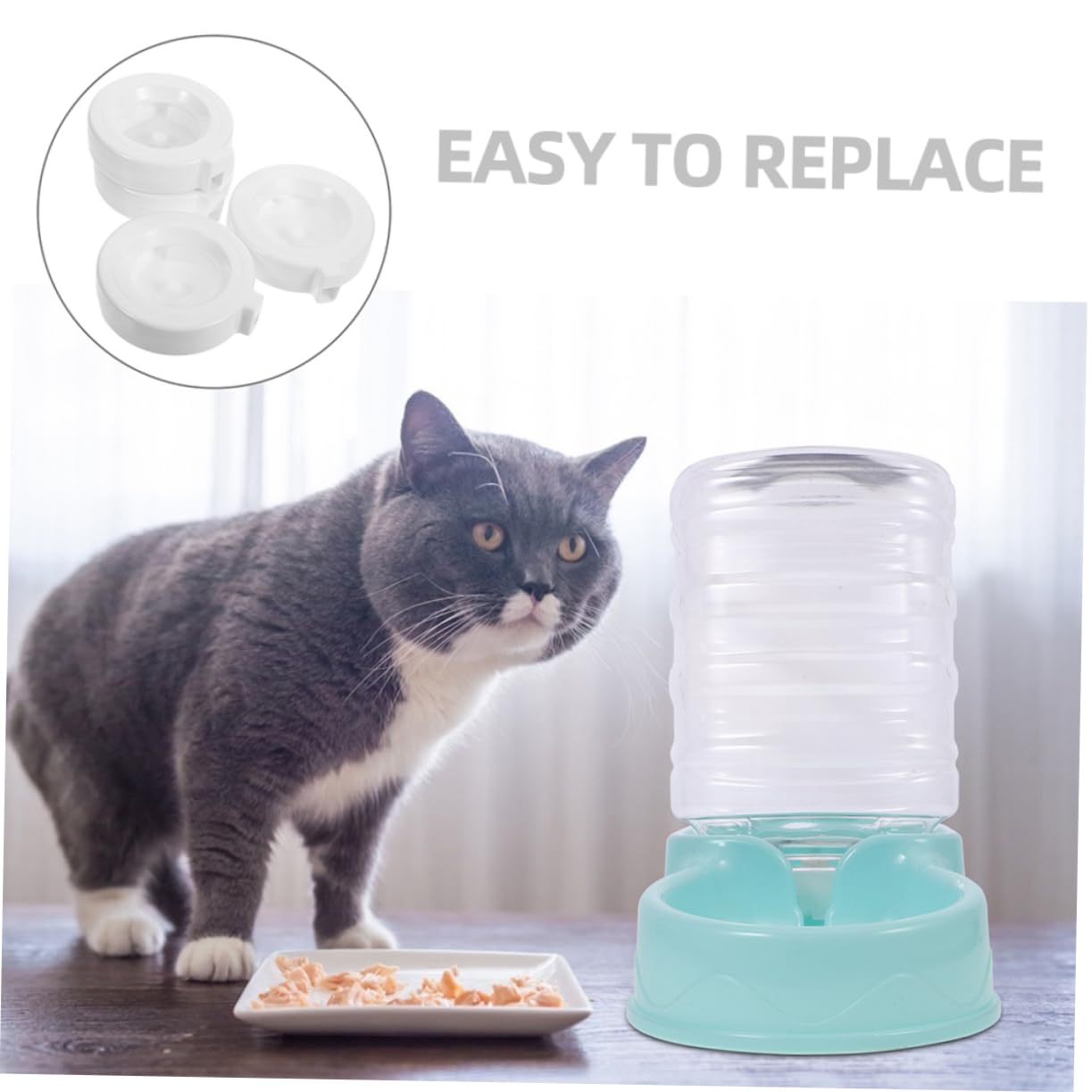 Hohopeti 8stücke Ersatzfilter Für -trinkbrunnen Geeignet Für Langlebige Und Effektive Wasserfilter Für Katzen Und Hunde Hält Wasser Frisch Und