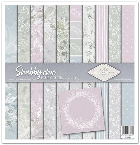 ITD Collection - Scrapbooking-Paket 12x12 inches, Scrapbooking Papier, Dekorpapier, Decoupage, Kartenherstellung, Papiergröße - 310 x 320 mm (SLS046) Cover