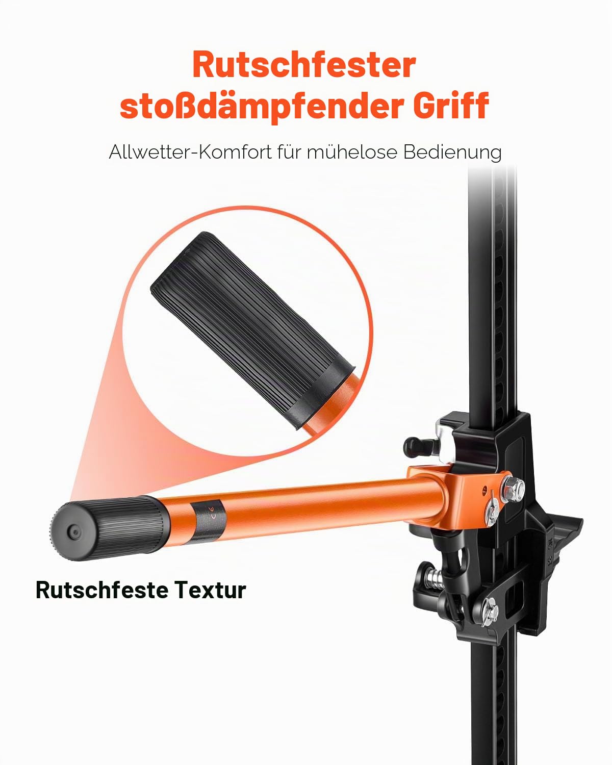 VEVOR Farm Wagenheber (1225 mm hoch) Offroad High Lift Farm Jack (3,18 t belastbar) Offroad-Nutzwagenheber, Stoßstangenheber Hochleistungshebebühnen mit 130,1–1079,5 mm Hubbereich für Traktor LKW