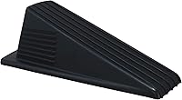 Shepherd Hardware 3762E Heavy Duty Jumbo Door Wedge - Extra Grip Hard Plastic Stop for Uneven Floors, Black