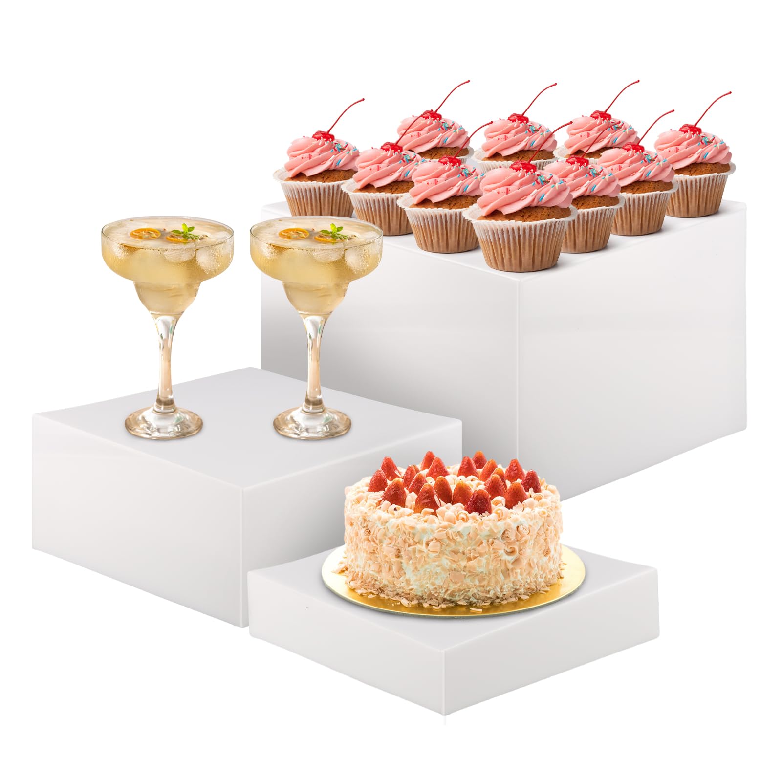 Rasteli plantenbakjes met staanders set 3 stuks verschillende maten