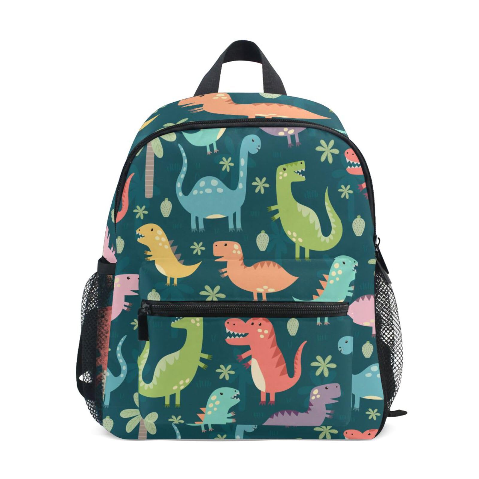ALAZA Cute Toddler Backpack Dinosaurs Colorful Backpack for Boys Girls Kindergarten Backpack Toddlers Daycare Bag Preschool Backpack