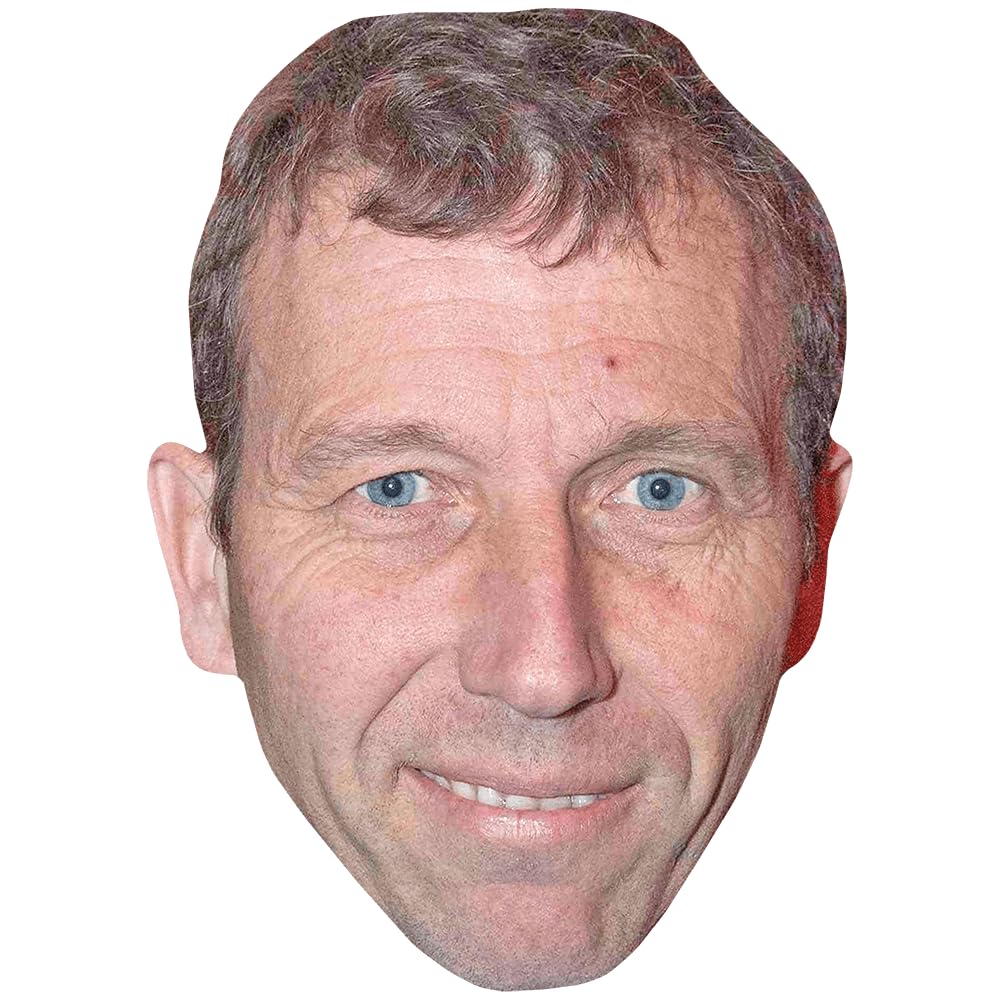 Michael Atherton (Smile) Celebrity Mask, Flat Card Face, Fancy Dress Mask