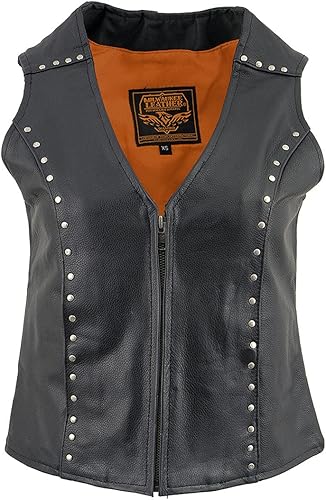 Miniatura 7 de Milwaukee - Chaleco de piel con cremallera frontal (negro