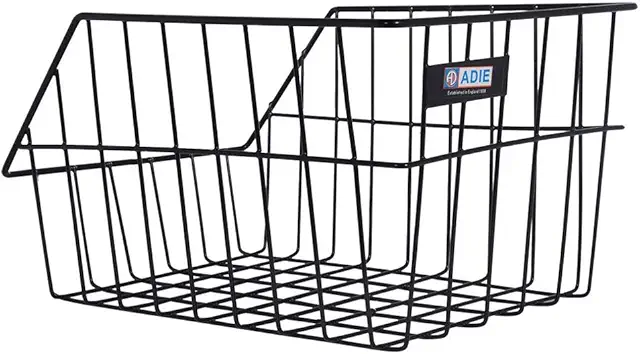 Adie Large Rear Tray Basket for Bikes - Durable Bicycle Storage