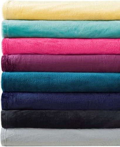 Miniatura 5 de Microlight Cobija extragrande de tejido suave, Poliéster, Agua (Aqua), Full Queen