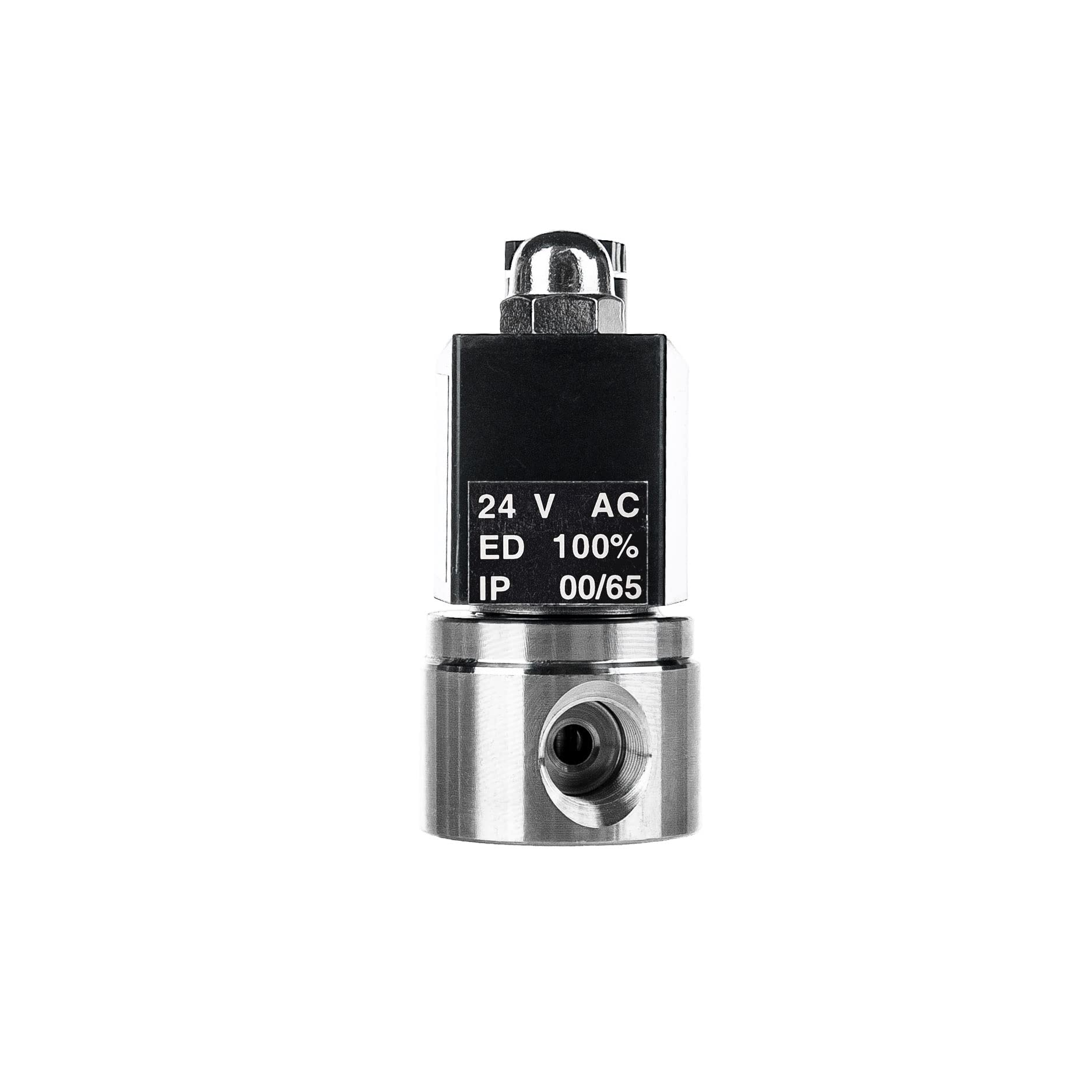 FSA Elettrovalvola in Acciaio Inox 304 3/8" 24V AC 0-10 bar EPDM normalmente chiusa