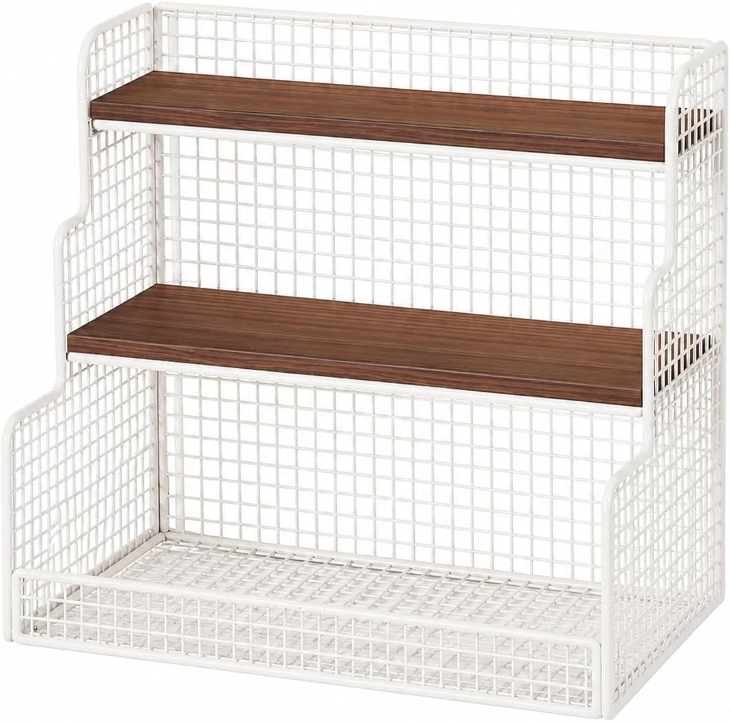3 Tier Storage Rack, Metal Under Sink