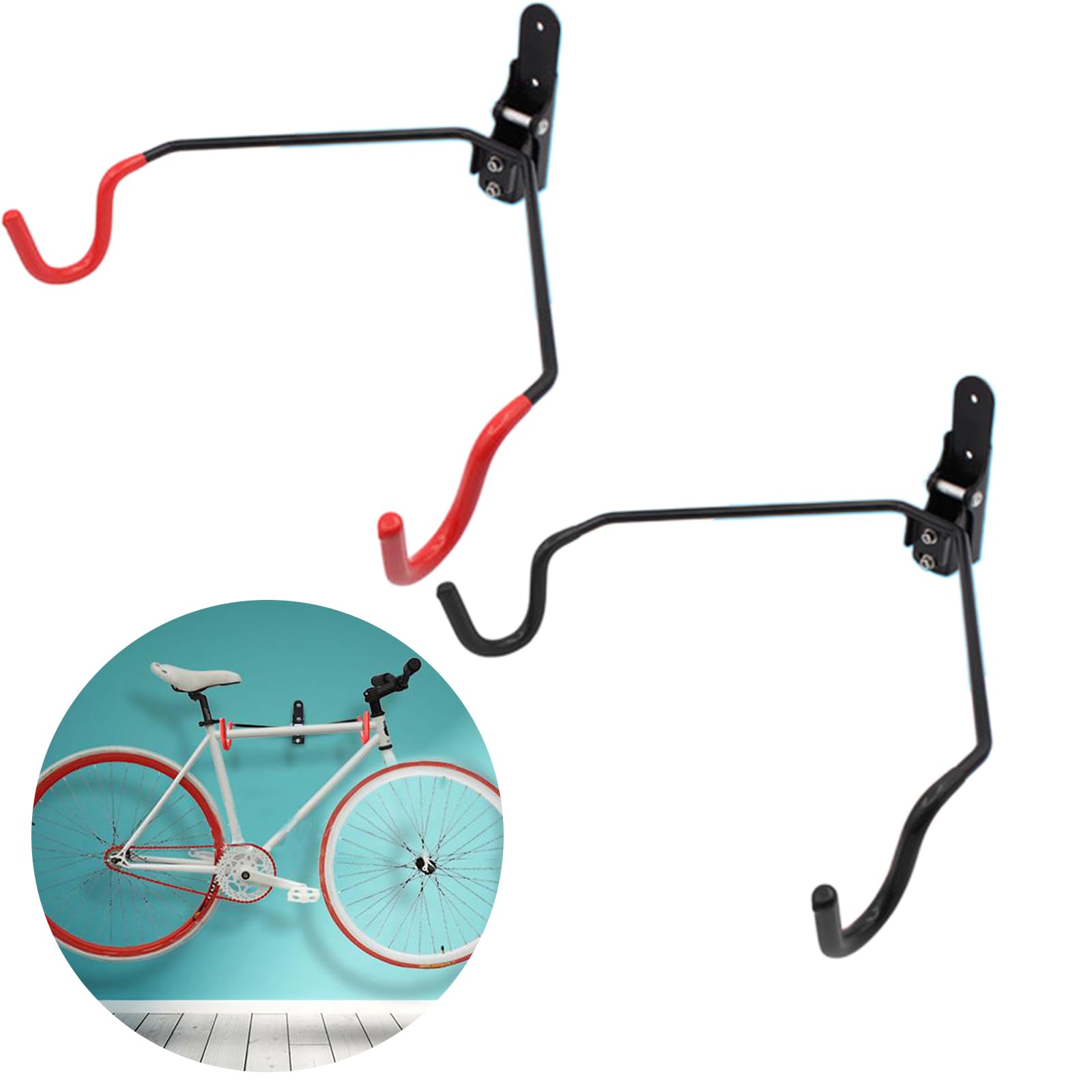 Stand Montaggio a parete Biciclette Stand Stand Mountain Bike Rack Stand Gancio Gancio di Stoccaggio Biciclette Montato Rack Montaggio A Parete Bike Hanger Display Mountain Stand Garage Strada