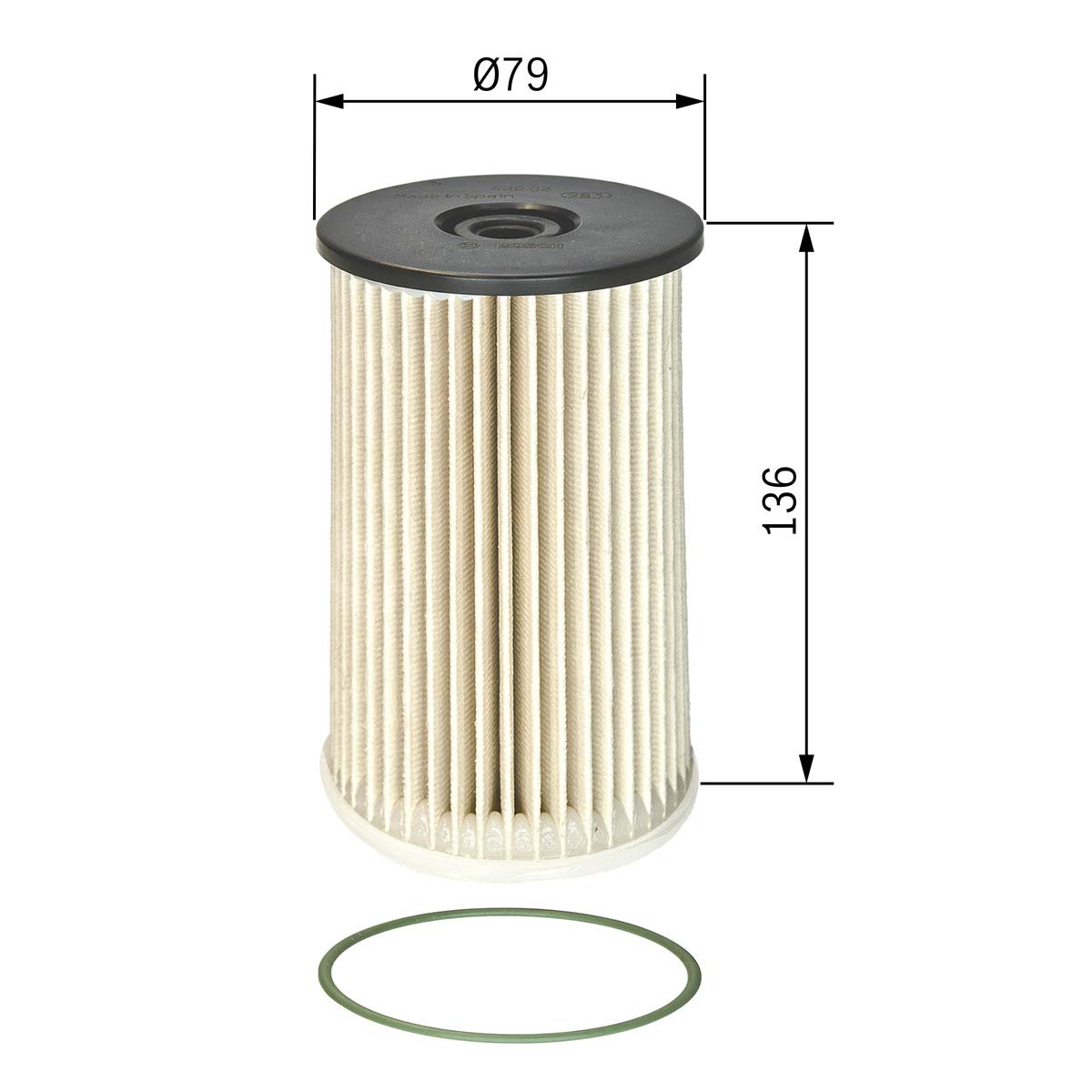 Bosch N0008 - Samochodowy filtr oleju napędowego