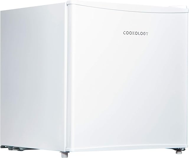 Cookology MFZ32WH Table Top Mini Freezer in White | New Metal Back, 32 Litre, 4 Star Freezer