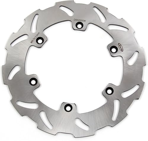 Arashi Rotor de disco de freno trasero para Suzuki RM 125 250 1988-1999 RMX250S 1992-1998 Accesorios de motocicleta RM125 RM250 Plata