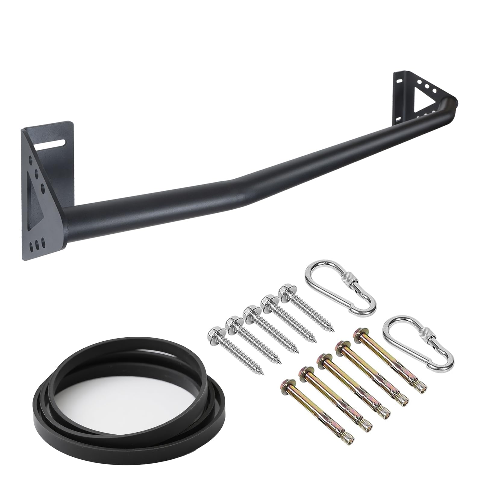 Wall Mounted Pull Up Bar Doorway Heavy Duty Strength Training Pull-Up Chin Up Bars for Doorframe Support Beam