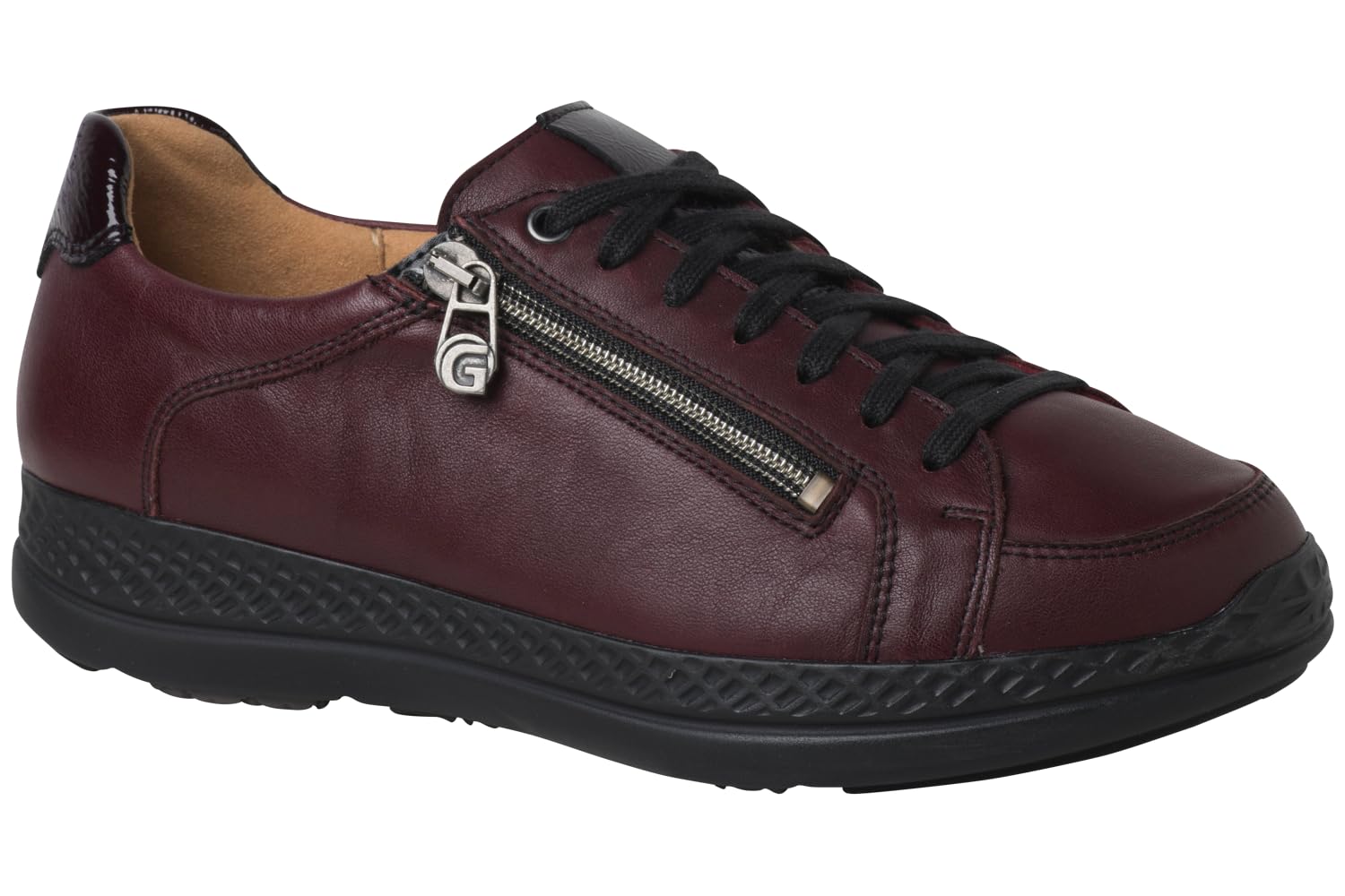 Ganter Women's Karla Luise Trainers, vino, 42.5 EU XX-Weit