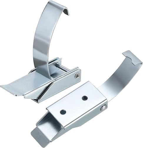 Miniatura 4 de uxcell 2pcs Draw Toggle Latch 4.84 pulgadas SUS304 Acero inoxidable con resorte cargado por resorte de palanca de palanca Clip de abrazadera con