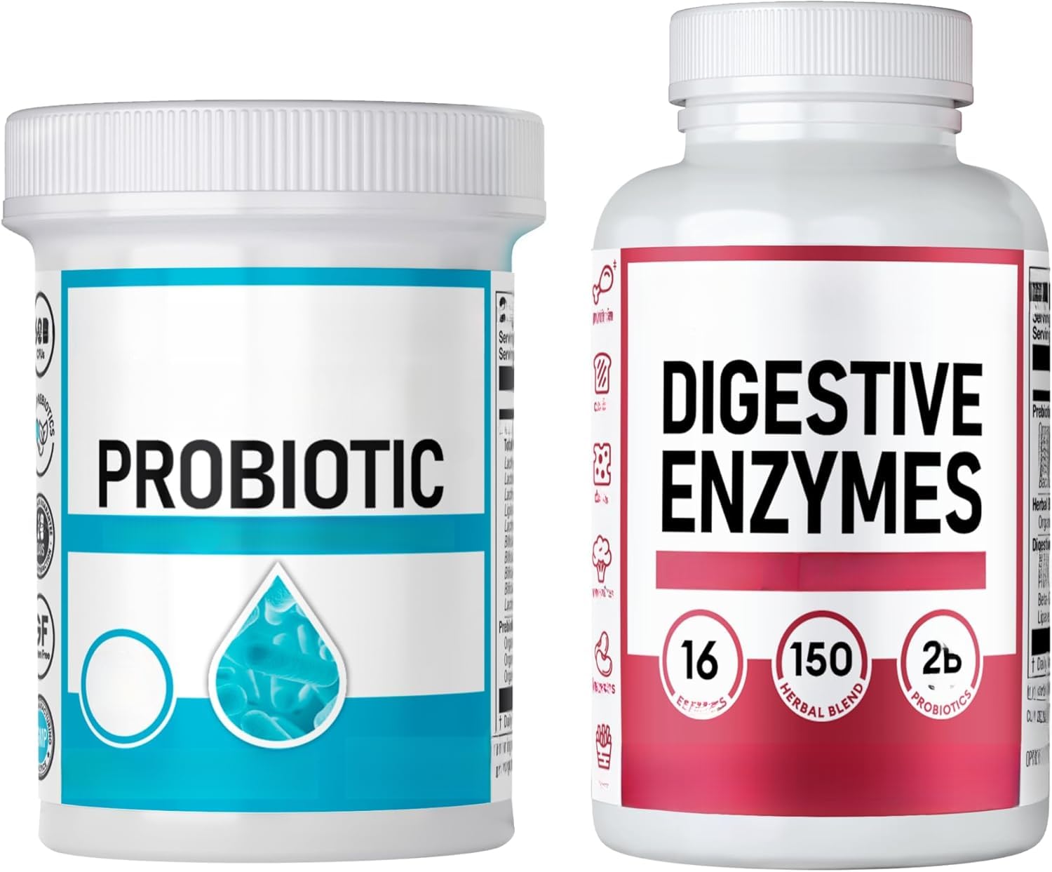 Health Bundle - Probiotics + Digestive Enzymes - for Gut Health.