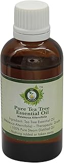 Tea Tree Essential Oil | Melaleuca Alternifolia | Tea Tree Oil | Melaleuca Tea Tree Oil | 100% Pure Natural | Steam Distilled | Therapeutic Grade | 50ml | 1.69oz By R V Essential